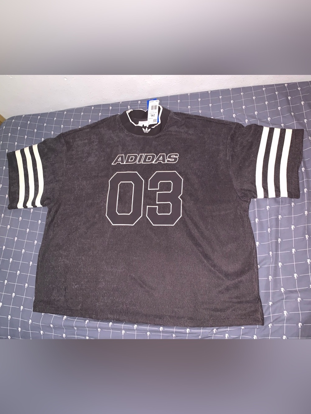Adidas Mens Originals Knit Football Jersey KU9192 Size: 2XL